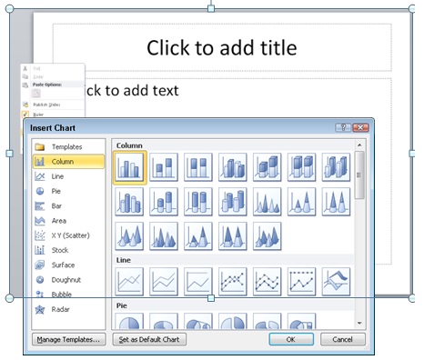 how to make a powerpoint presentation in excel